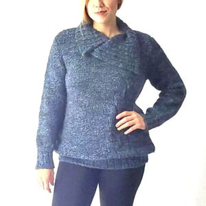 Orvis Wool Tweed Knit Sweater - Large